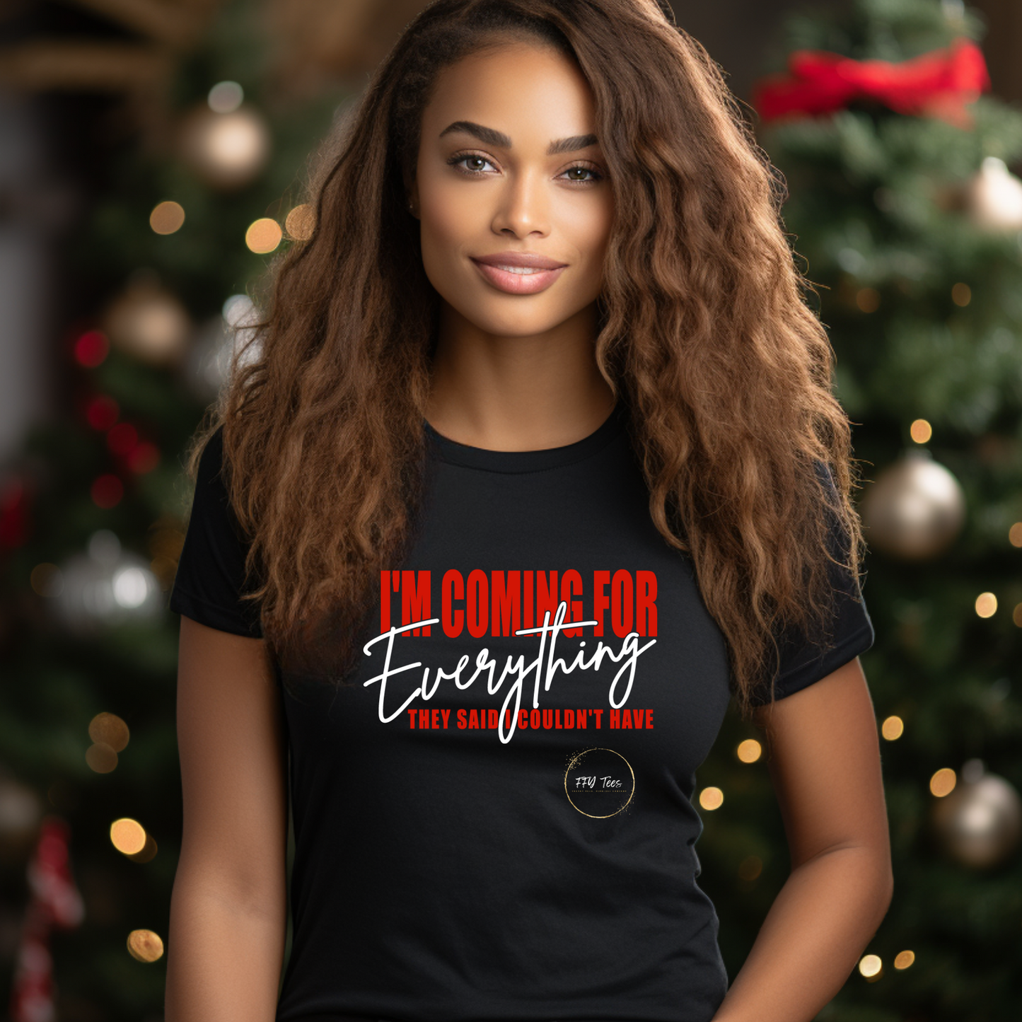 Unstoppable Determination: "I'm Coming for Everything" Motivational T-Shirt