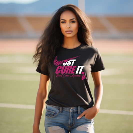 "Just Cure It" Breast Cancer Awareness Tee