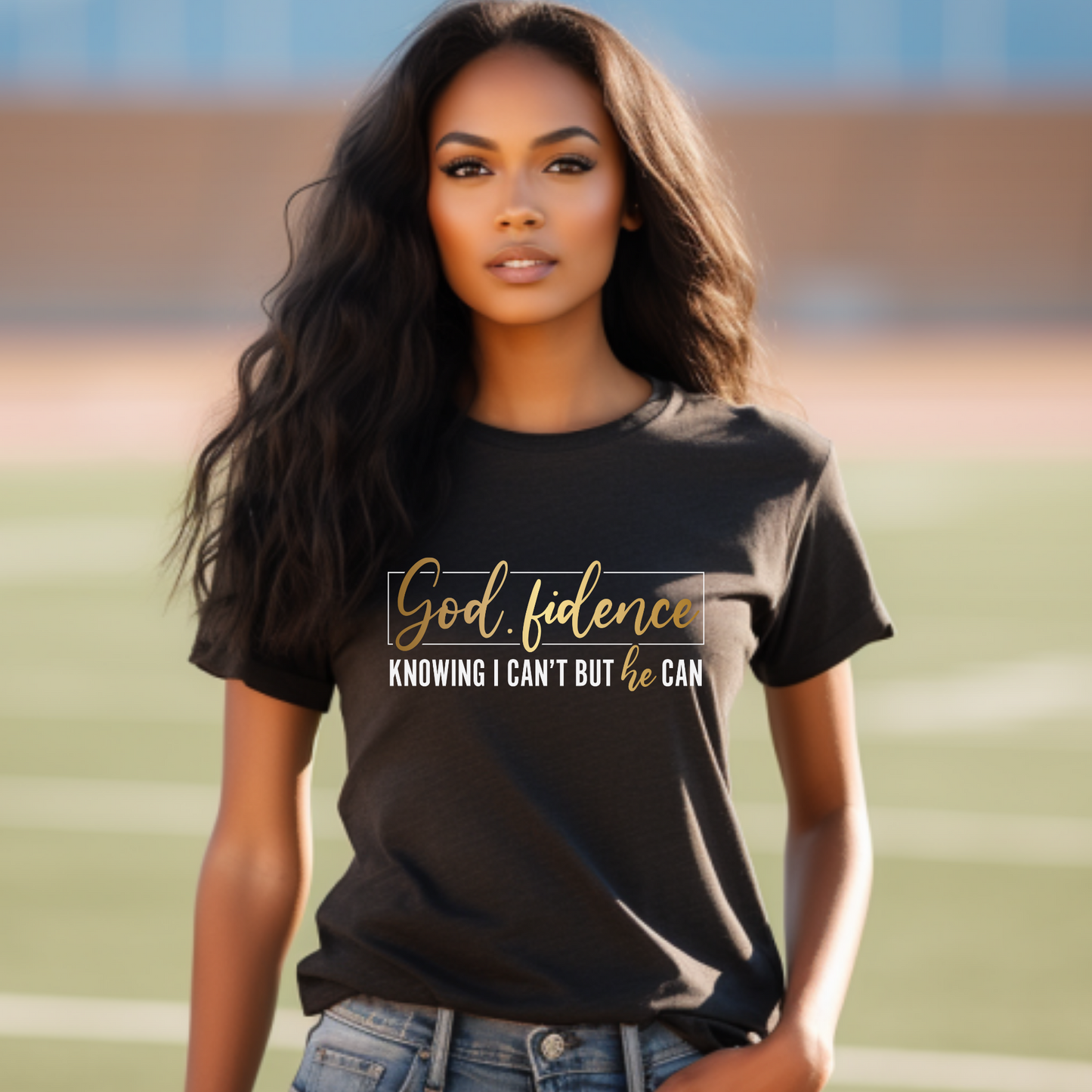 Unleash Your Faith-Fueled 'Godfidence' with Our Inspirational T-Shirt