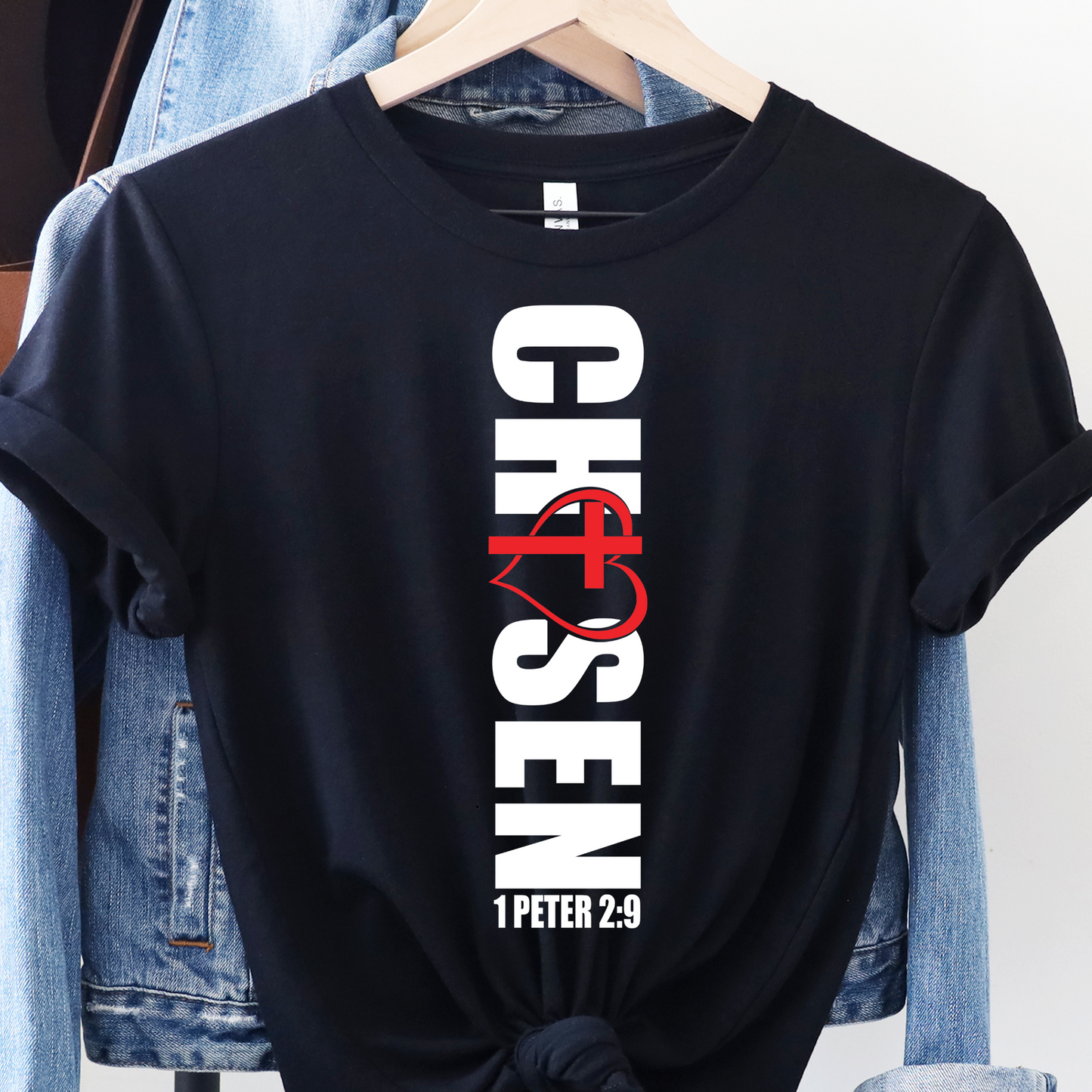 Chosen 1 Peter 2:9 Tee – Faith-Inspired Apparel