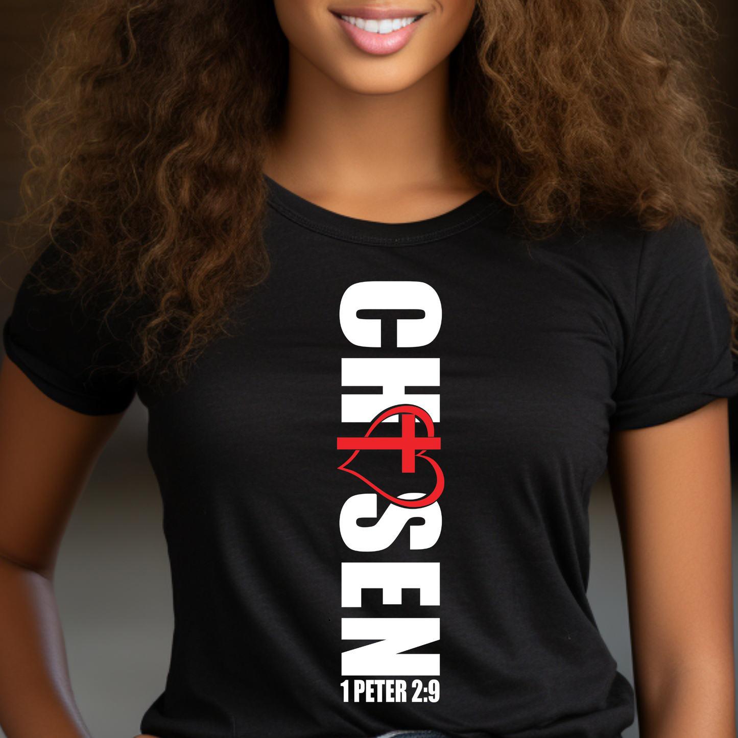 Chosen 1 Peter 2:9 Tee – Faith-Inspired Apparel