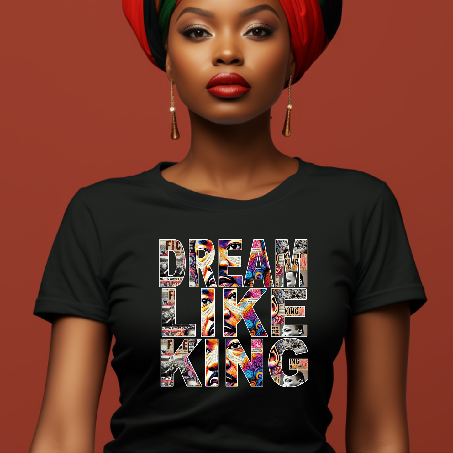 Dream Like King T-Shirt – Black History Inspired Tee