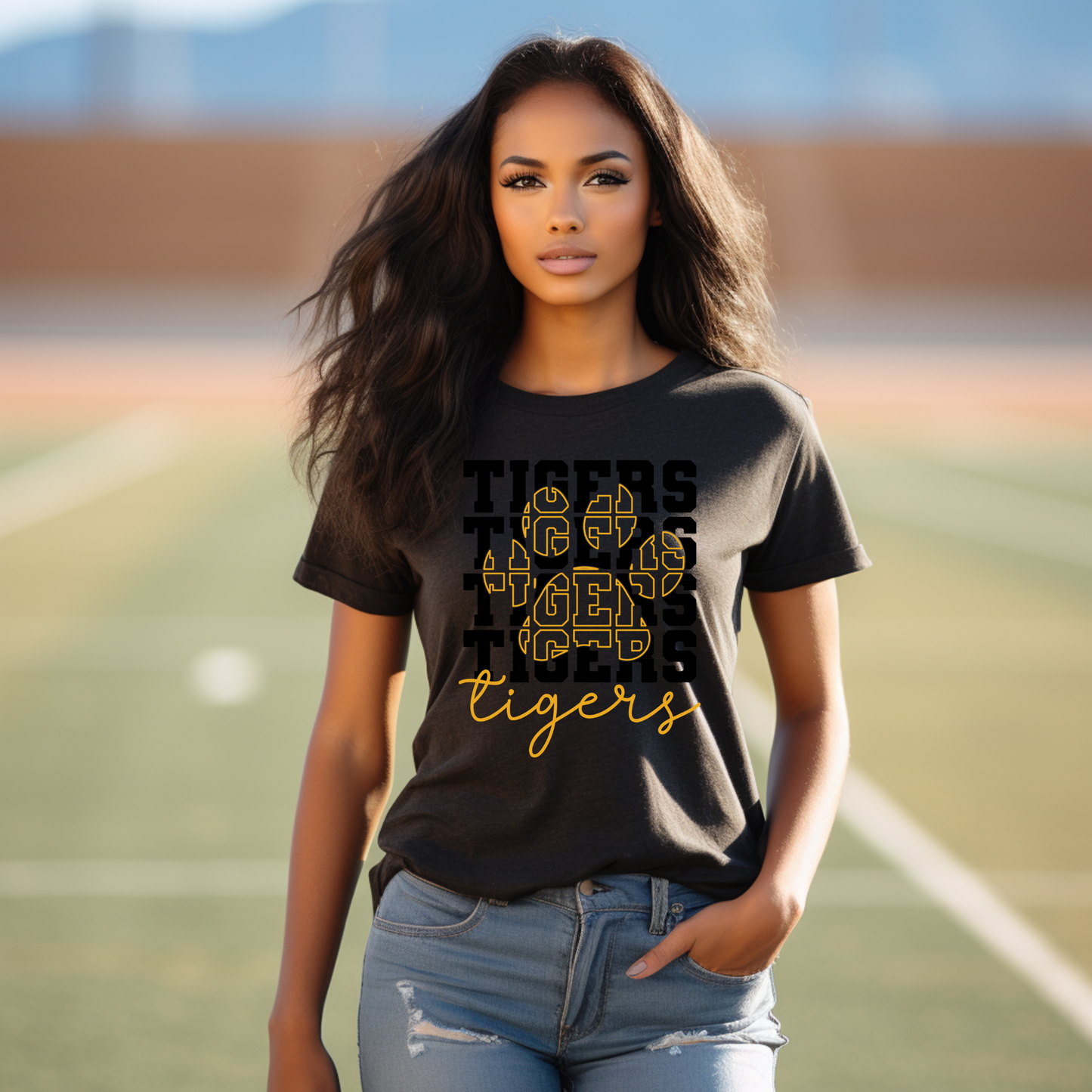 Elevate Your Tigers Pride: Grambling State Tigers College Support T-Shirt