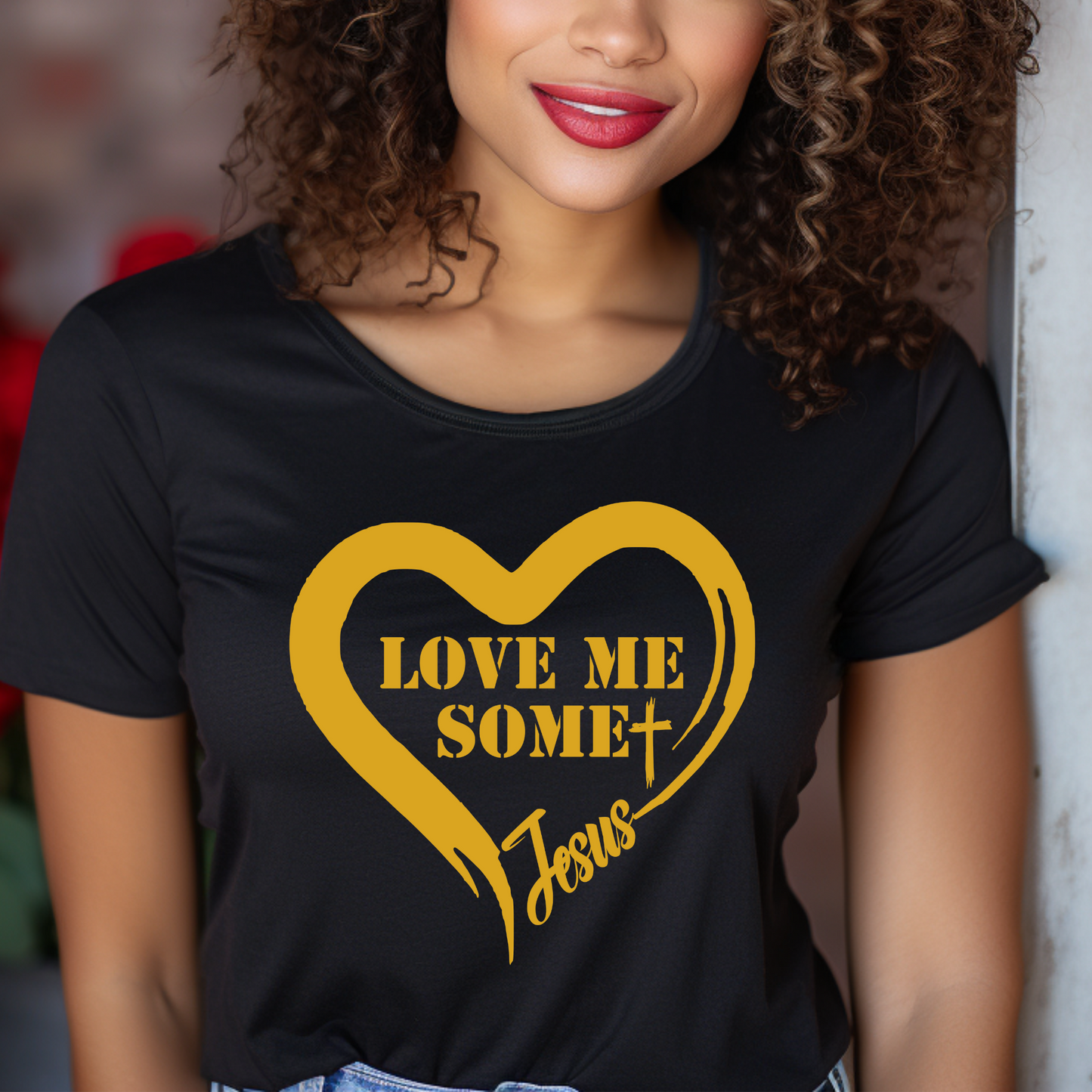 Embrace Your Faith: "Love Me Some Jesus" Tee