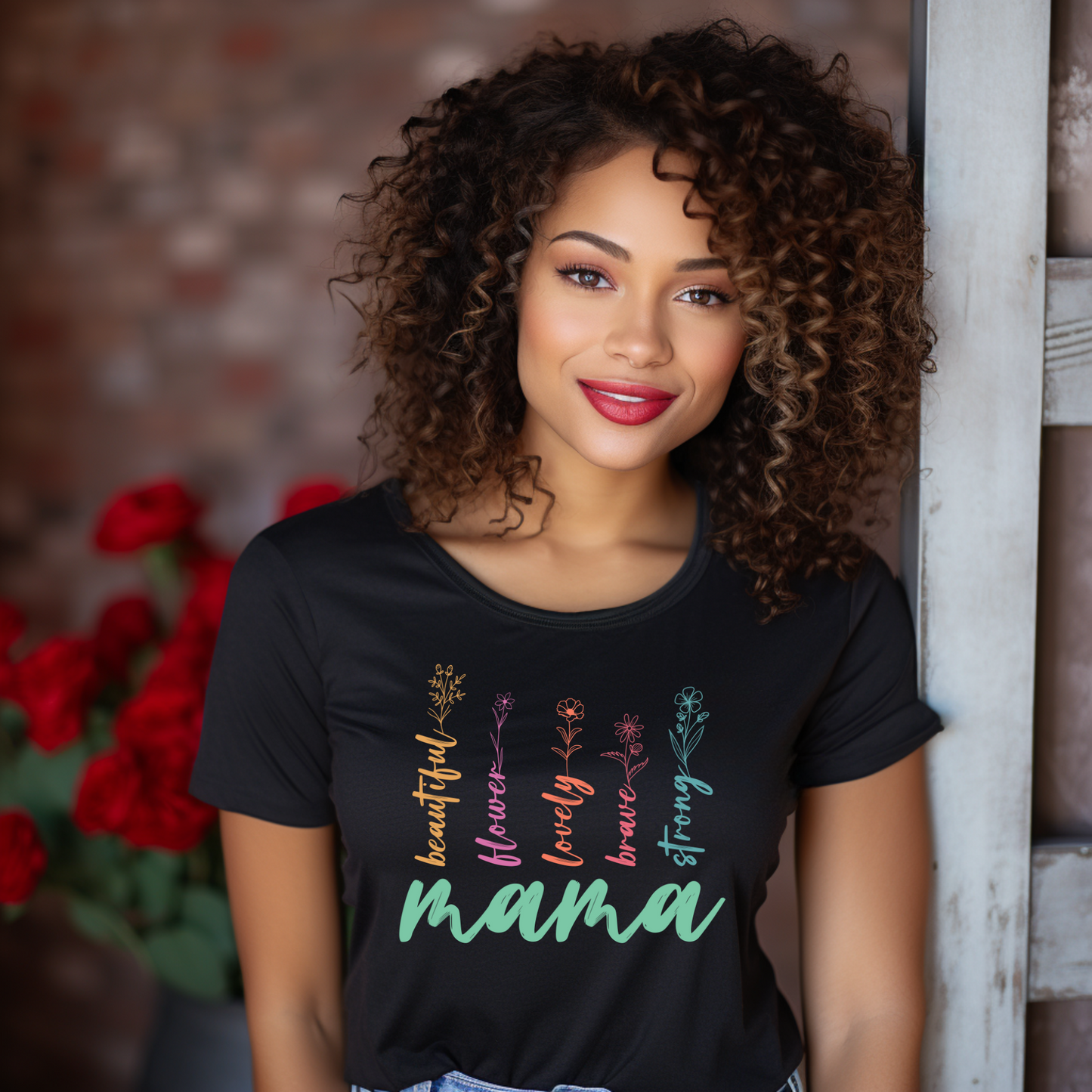 Blooming Love: Mother's Day Flower Themed Tee