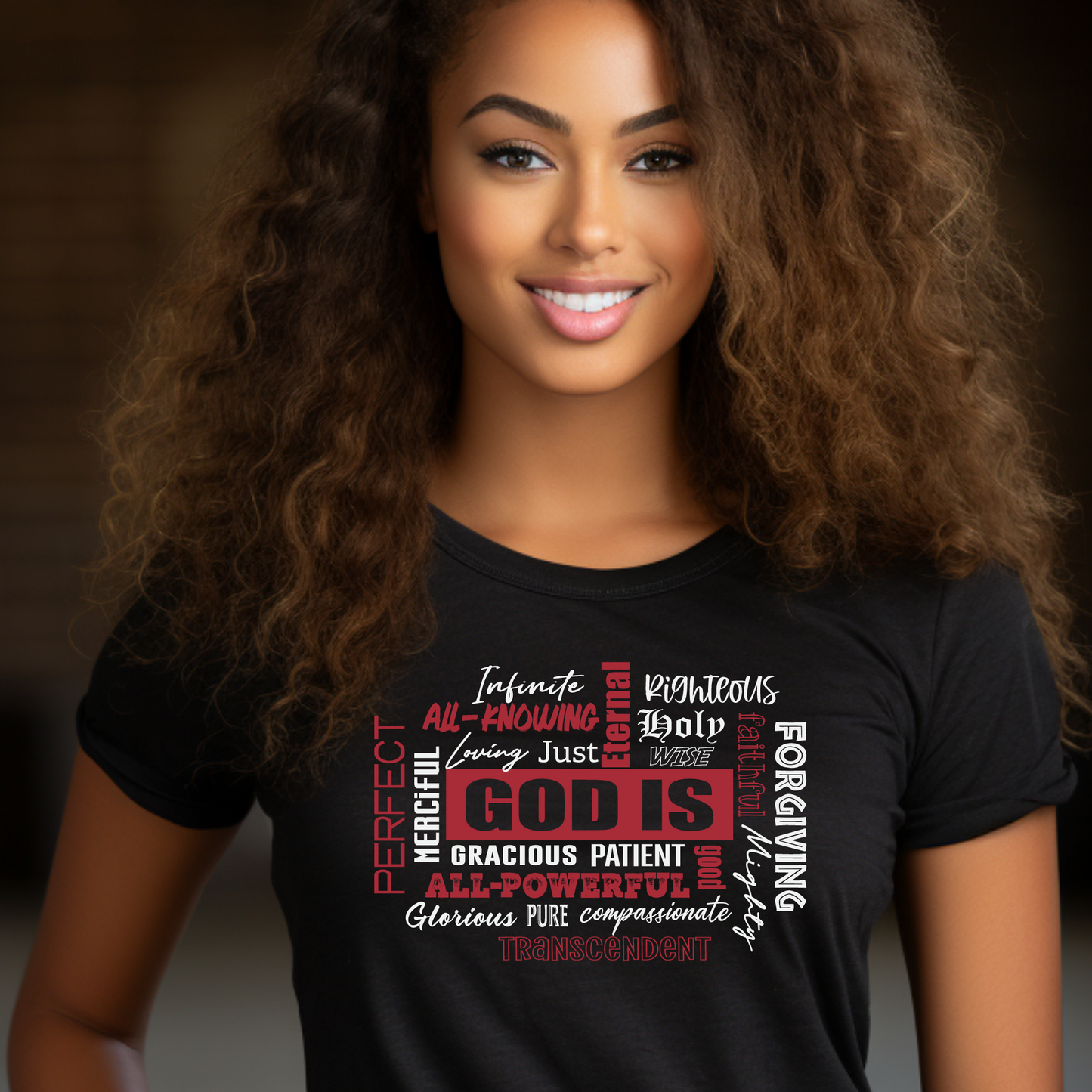 "God Is" Inspirational Faith Tee – Powerful Christian Message