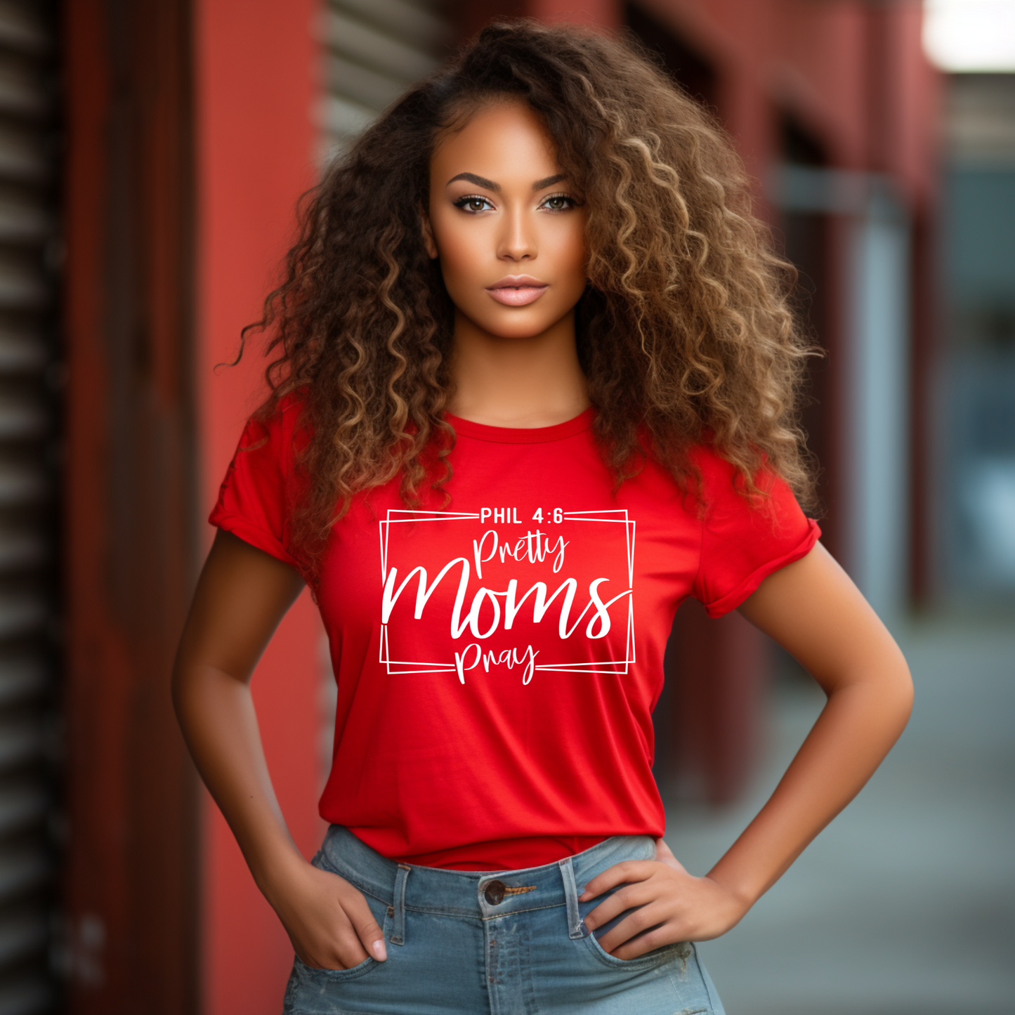 Divine Devotion: "Pretty Moms Pray" Tee