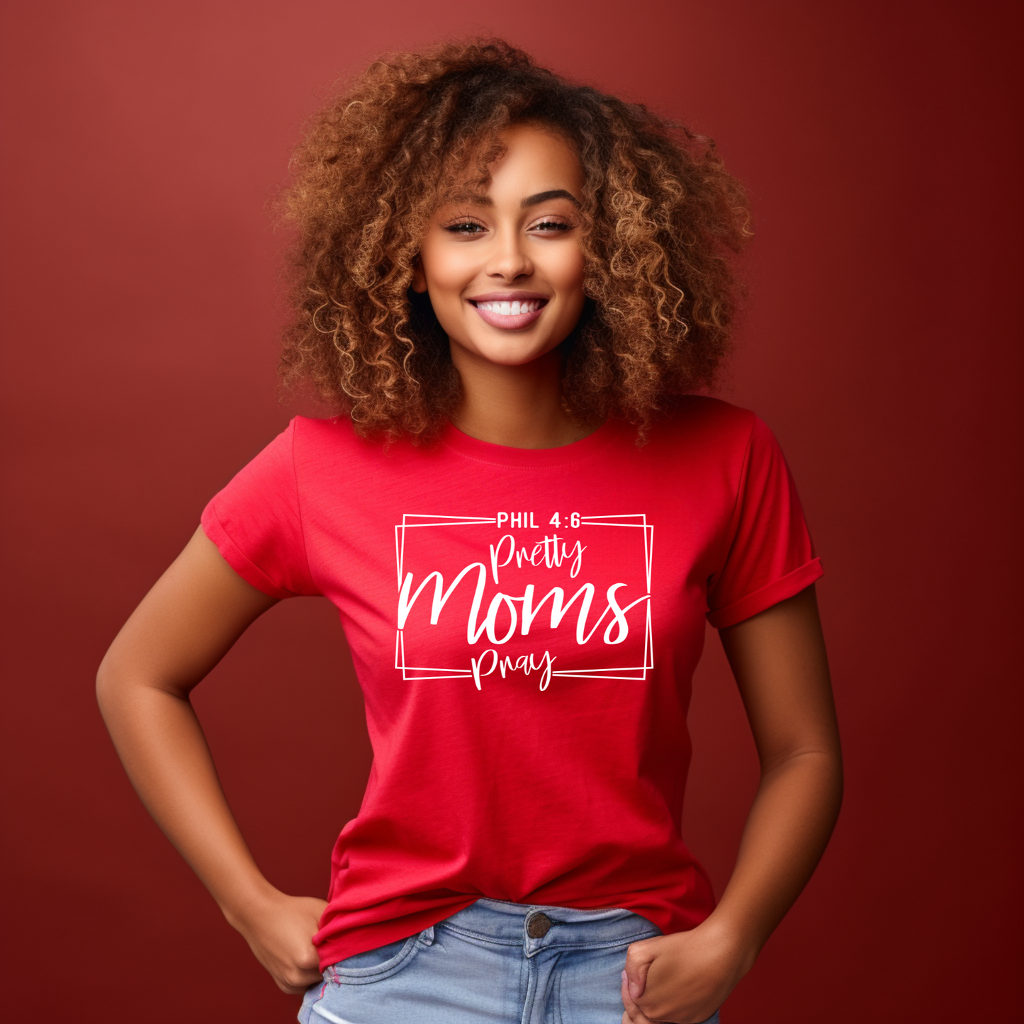 Divine Devotion: "Pretty Moms Pray" Tee