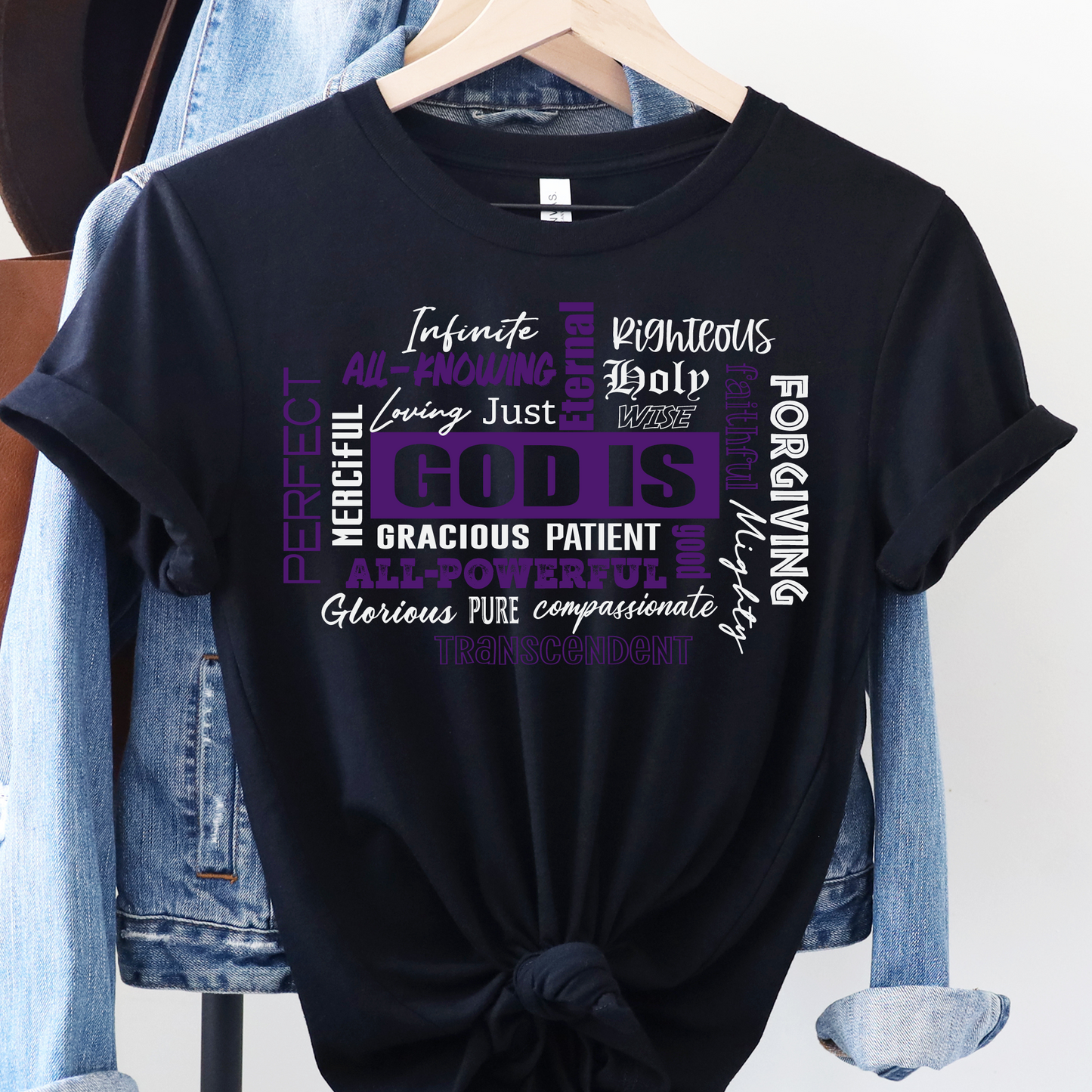 "God Is" Inspirational Faith Tee – Powerful Christian Message