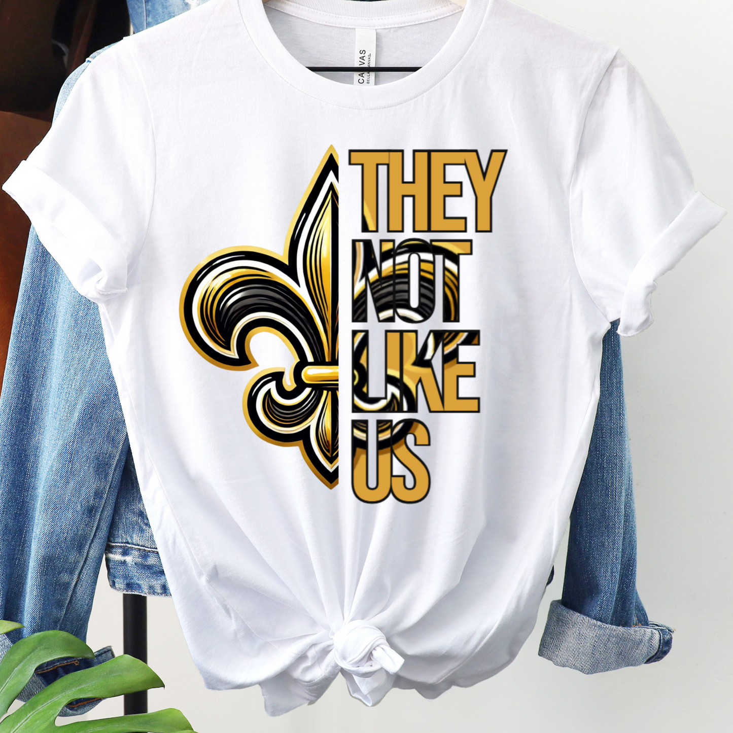 Iconic Fleur Spirit "They Not Like Us" Tee – Classic and Bold Design