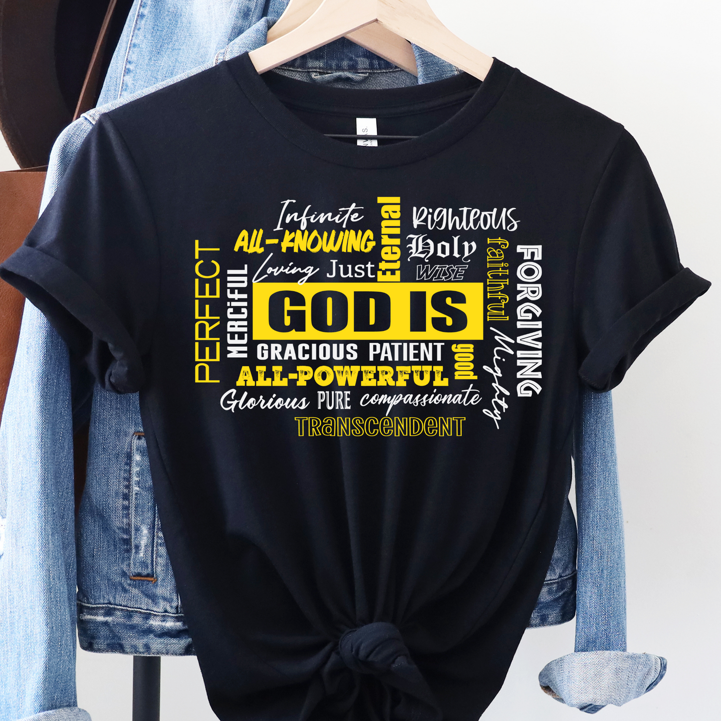 "God Is" Inspirational Faith Tee – Powerful Christian Message