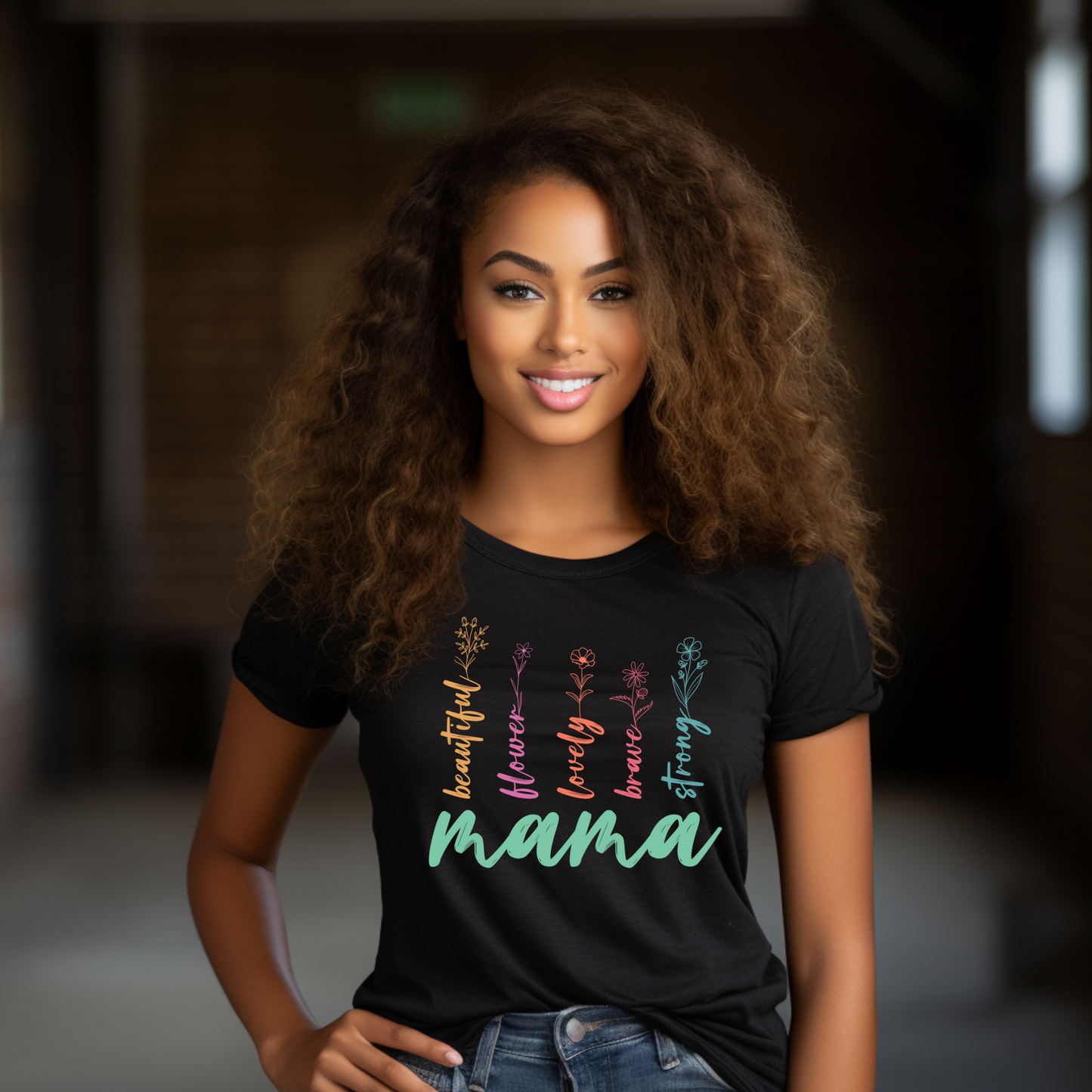 Blooming Love: Mother's Day Flower Themed Tee